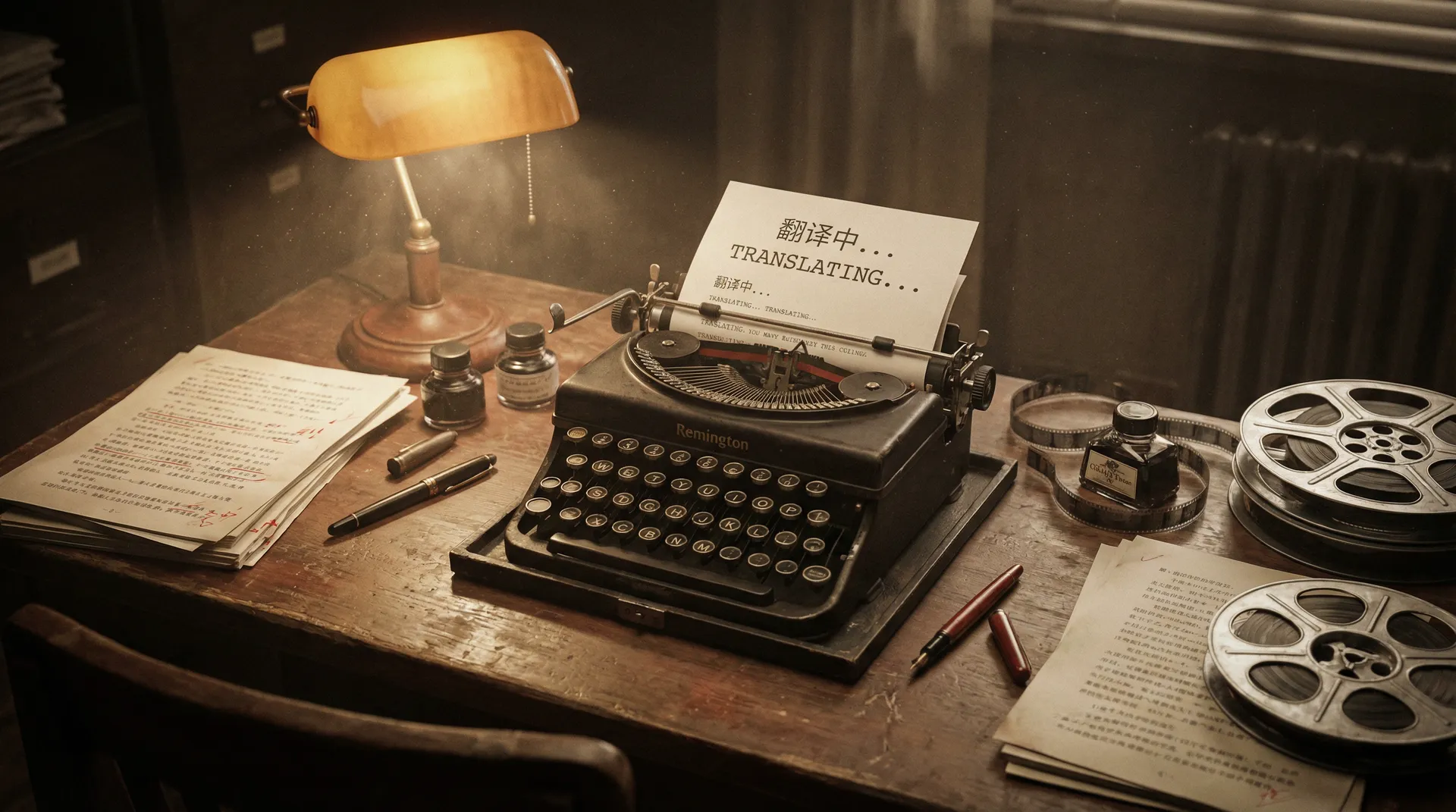 复古打字机翻译工作台 - 欧美中文 社区